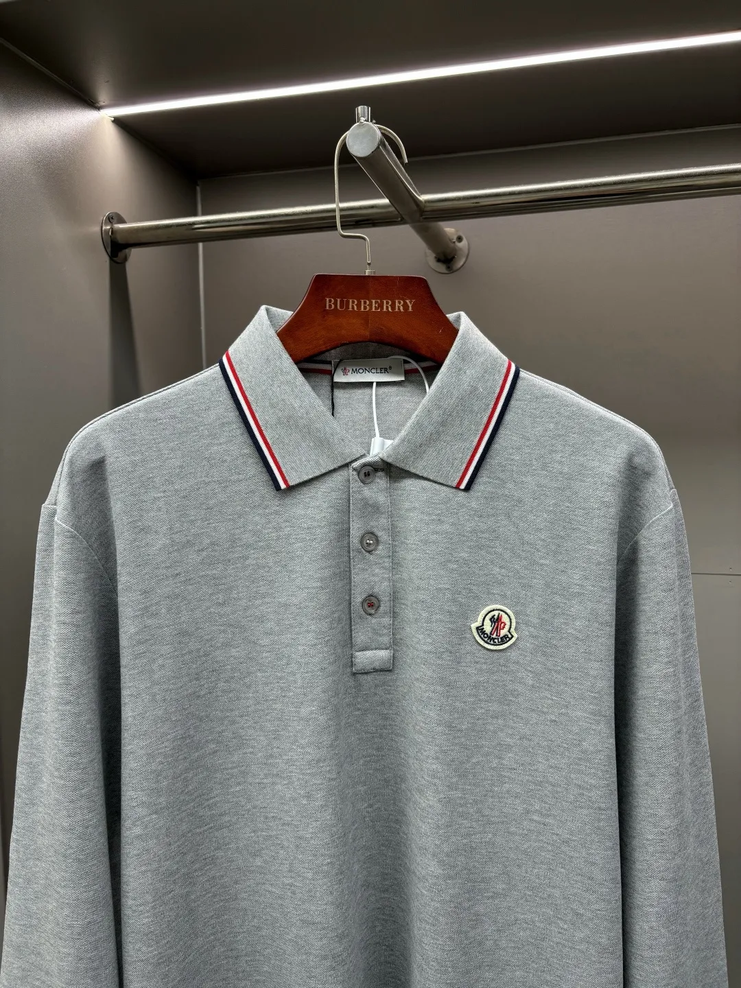 MONCLER New Arrival Polo Same Style 260 ， Factory New Arrival Versatile : Black White Royal Blue Gray Size：S-XXL